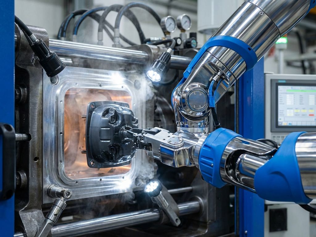 How does robotic injection molding work? - EAS change systems